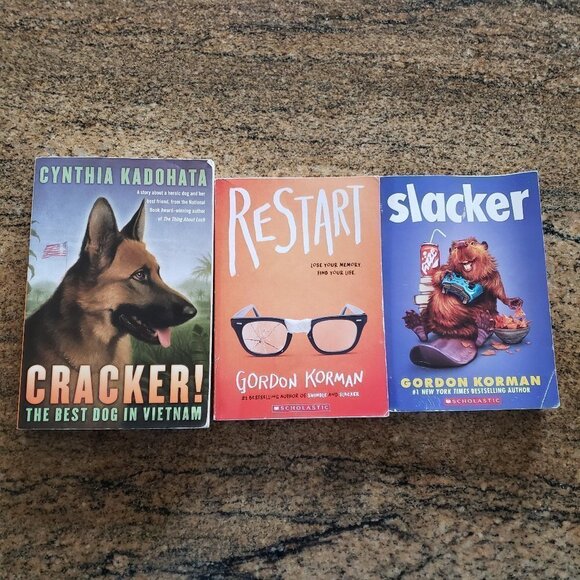Gordon Korman & Cynthia Kadohata Softbound Books - Picture 1 of 1